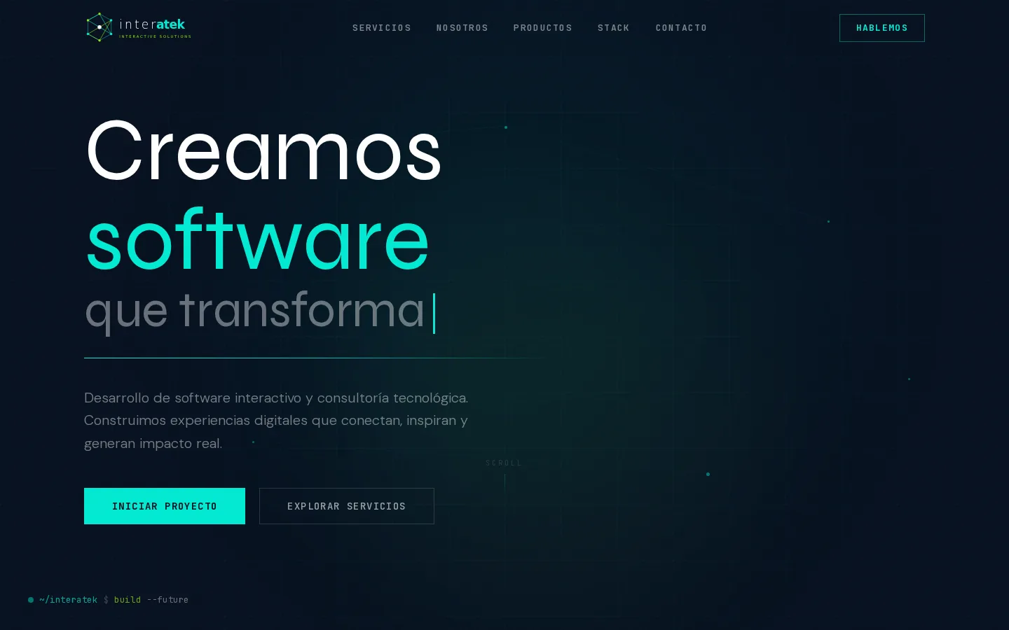 Sitio web Interatek