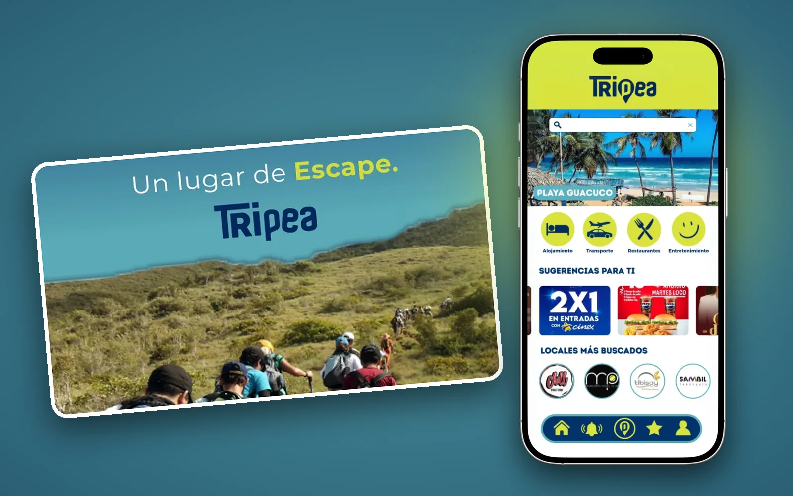 Tripea: App turística de la Isla de Margarita: playas, posadas, restaurantes, tours y atractivos en el móvil.